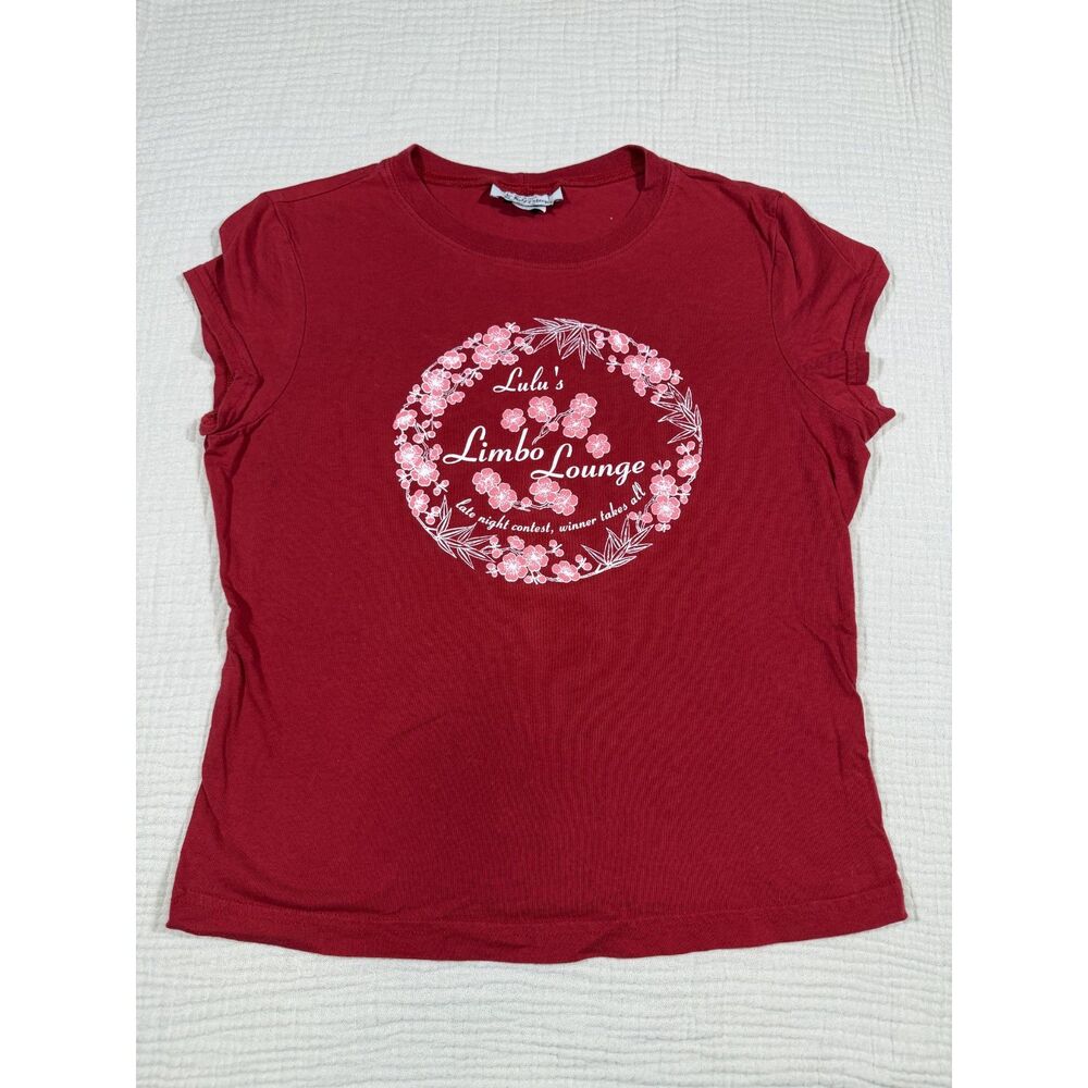 Vintage Y2K Self Esteem Kids XL Red T-Shirt